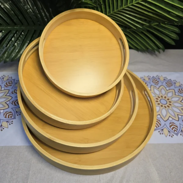 Circular bamboo trays Kenya