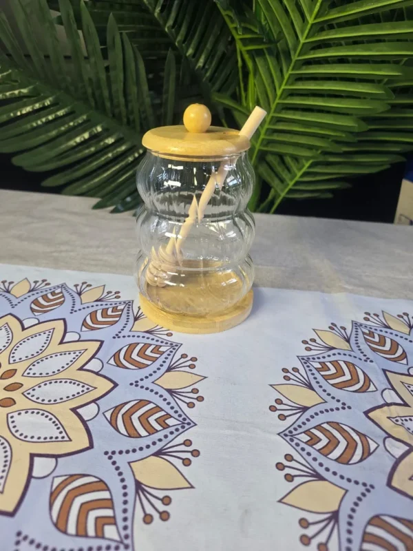 Glass honey jar Kenya