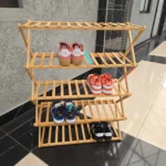 Foldable shoe rack