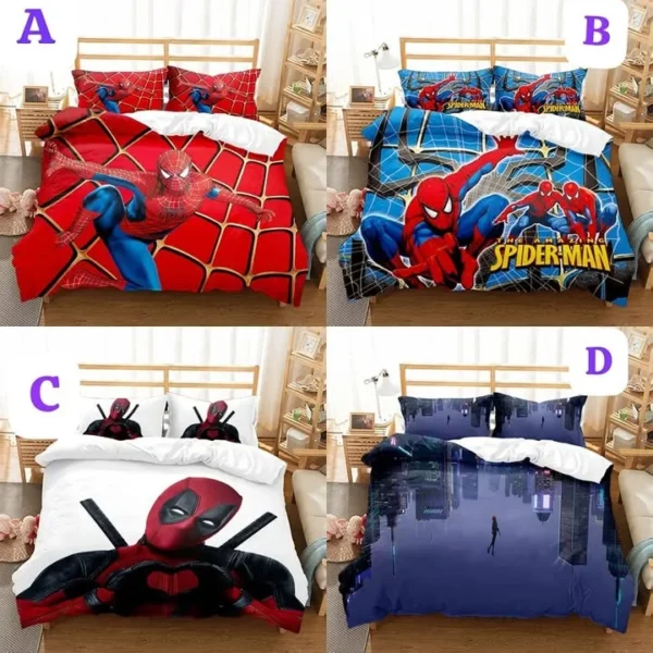Cartoon Themed Kids Duvet Cover Set