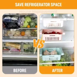 Extendable fridge drawers