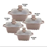 Marble finish cookware