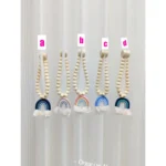 Boho style curtain holders