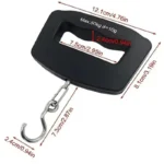 Hanging suitcase weigher