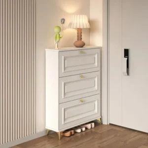 Modern Luxury Bucket Flip Shoe Cabinet