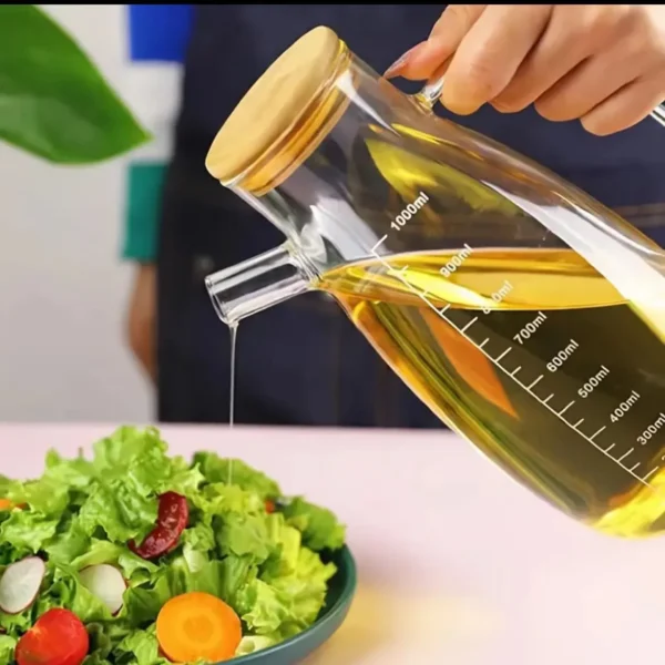 glass oil bottle