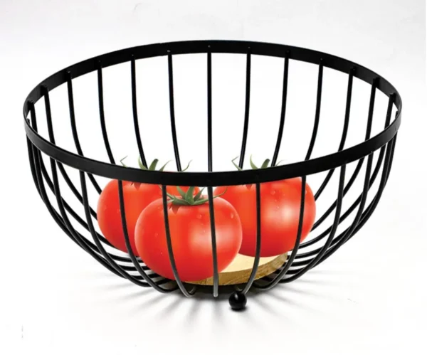 black fruit bowl