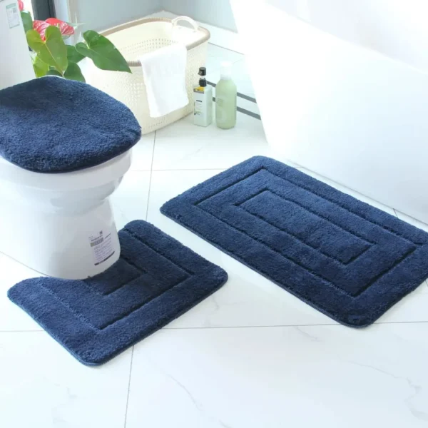 3-piece bathroom rugs