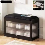 Wooden shoe cabinet