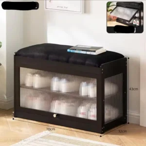 Wooden shoe cabinet