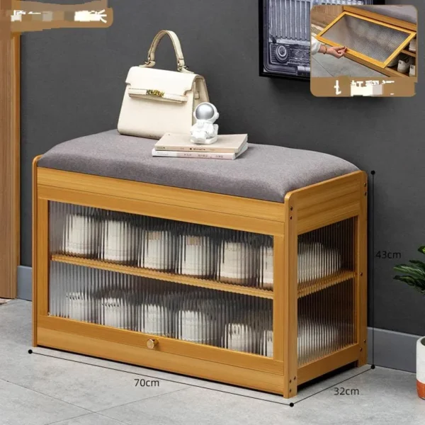 Wooden stool bench