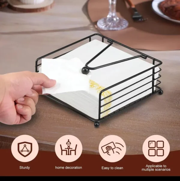 Flat serviette organizer