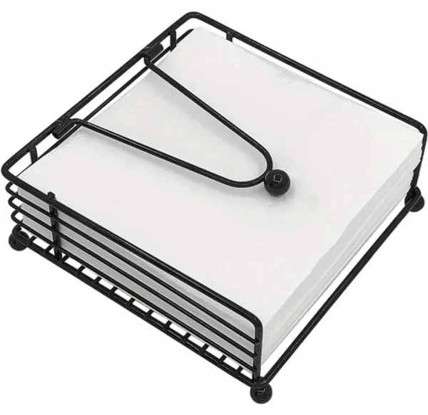 Outdoor dining napkin holder