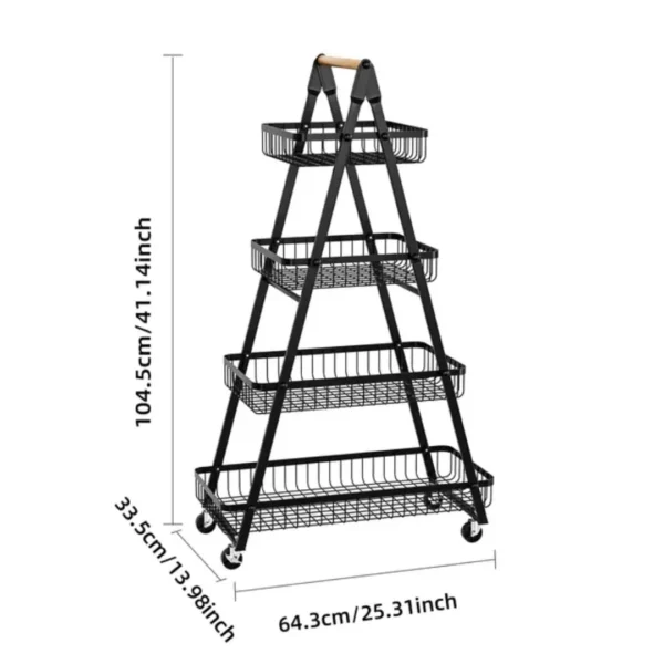 Movable storage rack wheels
