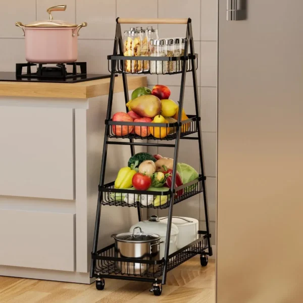 Metallic vegetable organizer