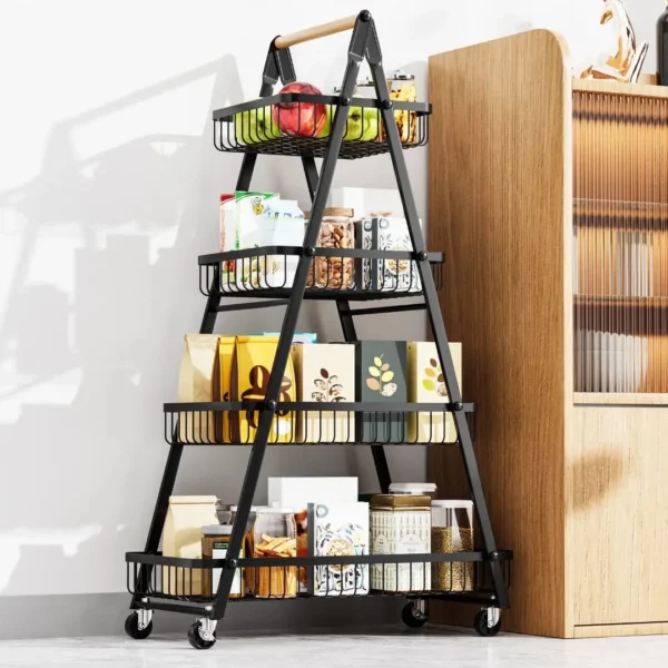 Unique House Collection Home 82 4 Layer Multifunctional Rack