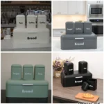 Alloy Bread Bin with Three Canister Set 10 Bread bin Kenya