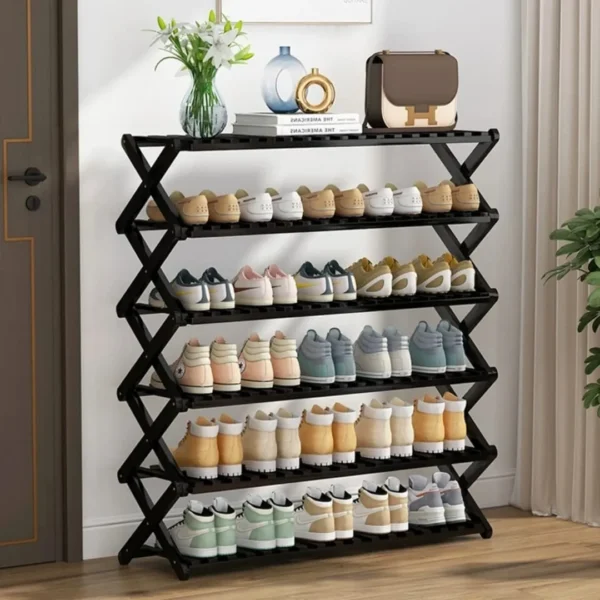 Bamboo Shoe Rack