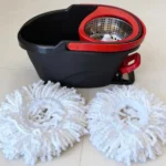 Black Spin Mop Bucket with Foot Pedal 9 pedal spin mop Kenya