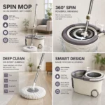 360° Spin Mop with Bucket & Dehydration Basket 11 2 mop heads spin mop Kenya