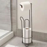 Modern bathroom tissue holder