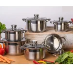 Stainless steel pots