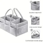 Felt diaper caddy