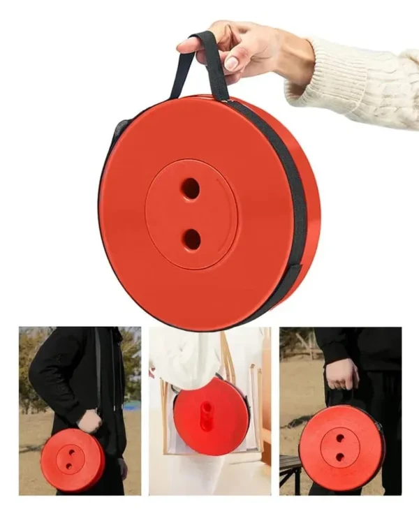 Foldable plastic chair