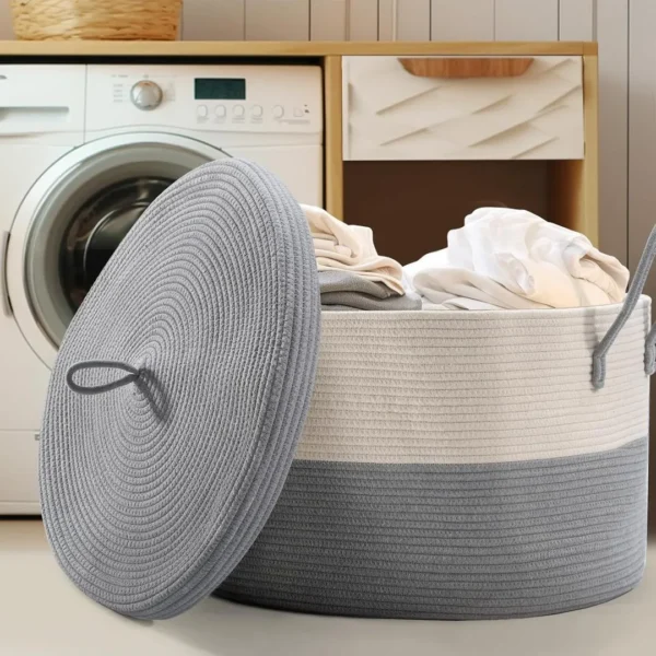 Large Cotton Rope Basket