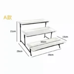 white serving platters