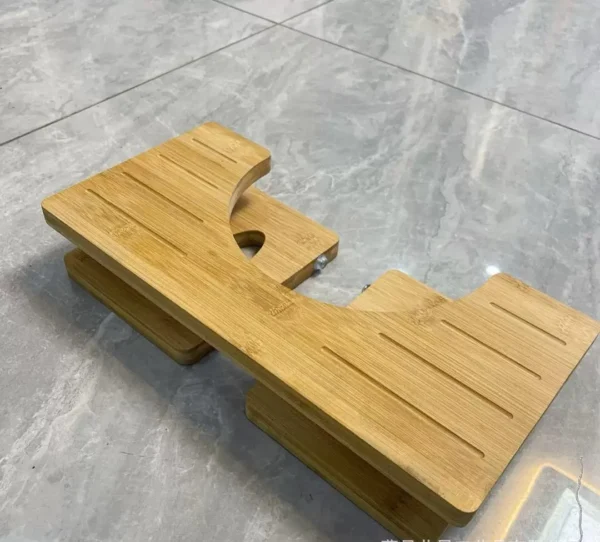wooden foot rest