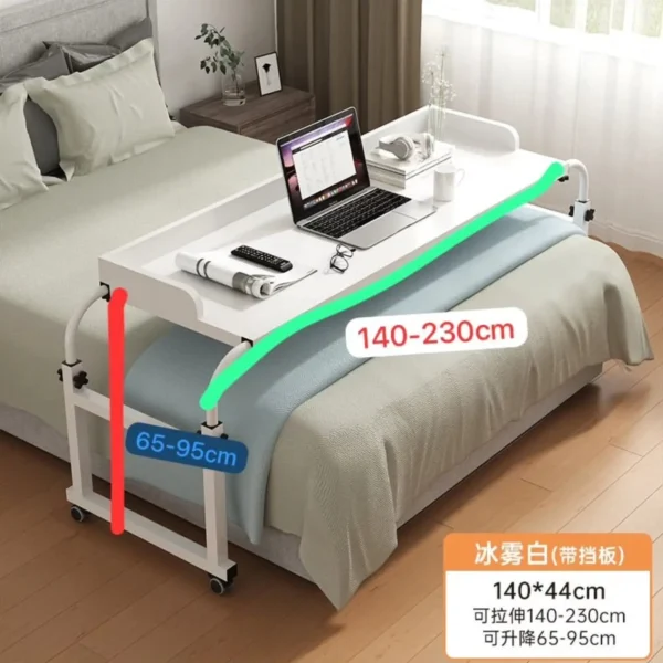 adjustable over bed desk