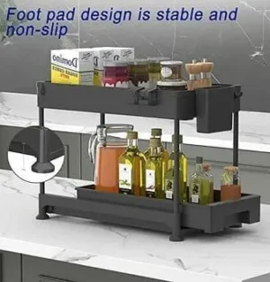 2 tier storage rack