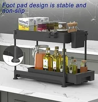 2 tier storage rack
