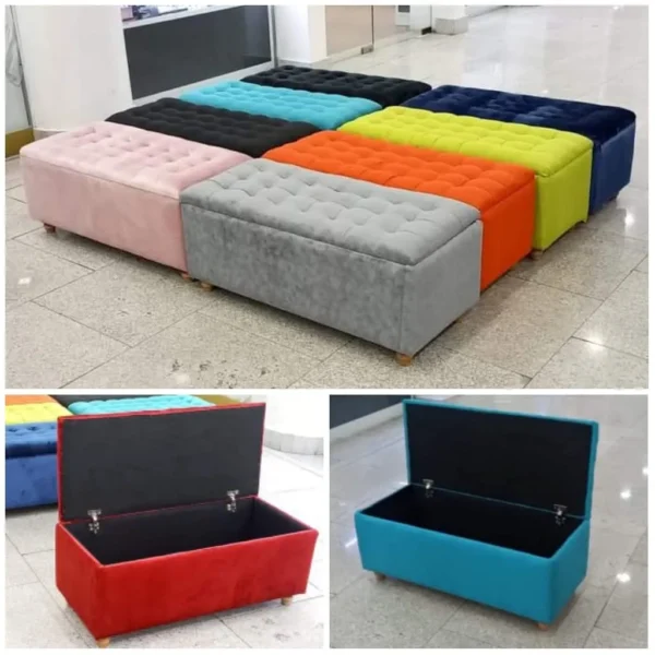 Storage ottoman bench