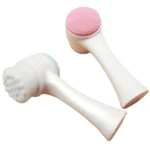 silicone facial cleansing brush