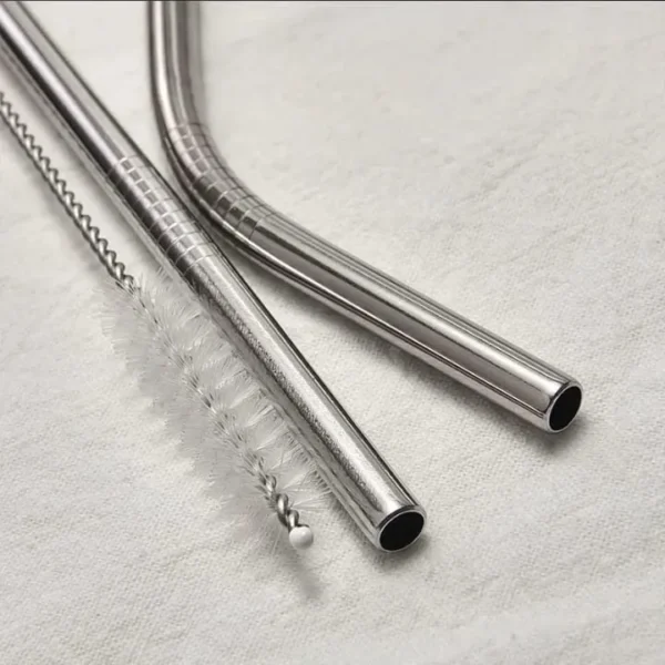 Reusable stainless steel straws
