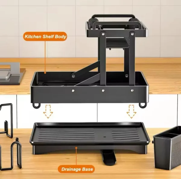 Carbon steel dish rack
