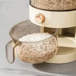 Automatic dry food storage container