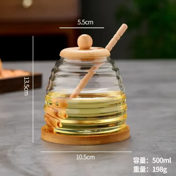 Glass honey jar Kenya