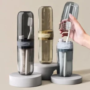Portable Toothbrush & Toothpaste Holder