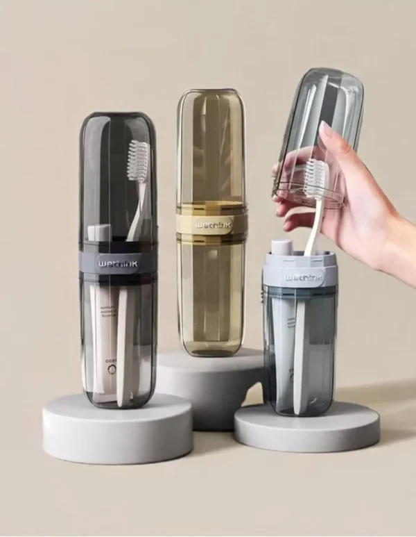 Portable Toothbrush & Toothpaste Holder