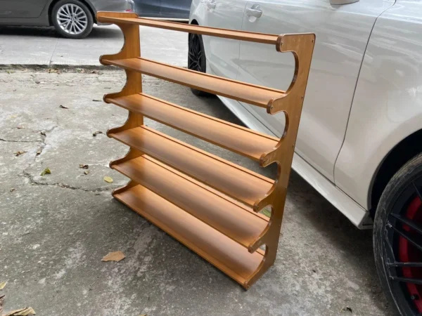 Multi-tier shoe rack