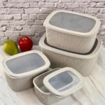 4pcs food container set