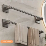 Easy-install towel holder