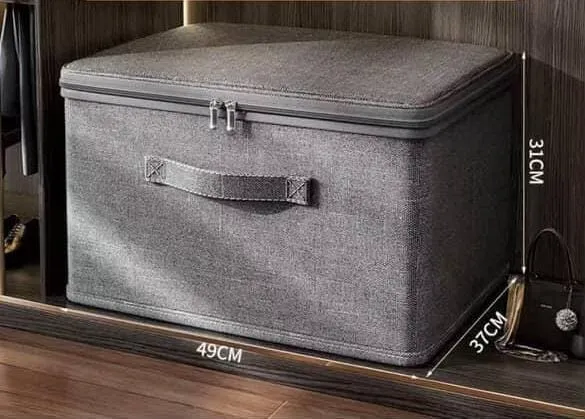 Storage box with lid