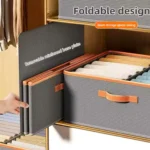 Foldable wardrobe storage