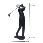 black white decorative statue
