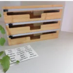 3-layer foil and cling film organizer