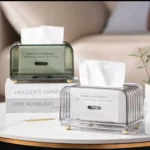 Luxury Clear Serviette Holder 3 Modern table napkin stand